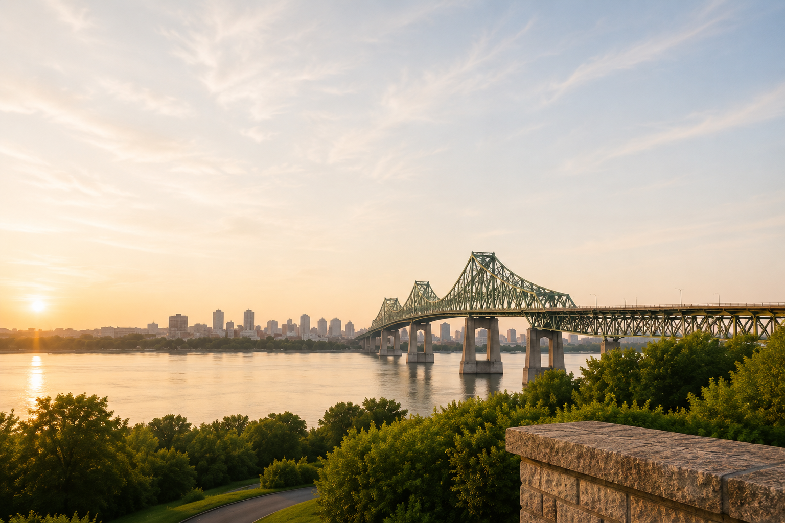 Courtier immobilier Rive-Sud de Montréal – vue du fleuve Saint-Laurent et des quartiers de la Rive-Sud
