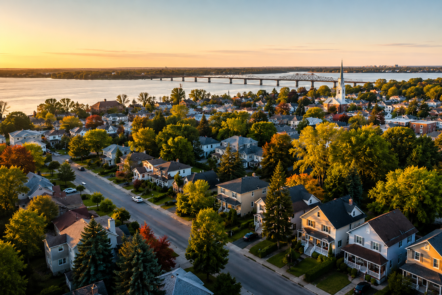 Vue de La Prairie sur la Rive-Sud de Montréal – pourquoi acheter une maison à La Prairie en 2026.