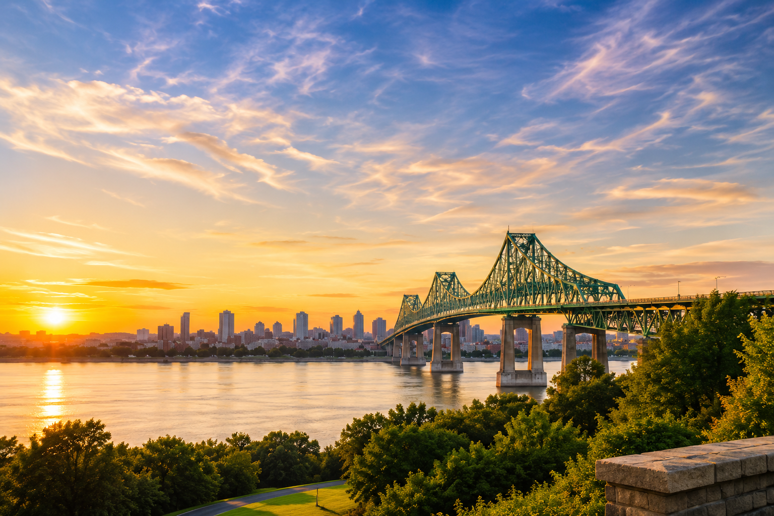 Courtier immobilier Rive-Sud de Montréal – vue du fleuve Saint-Laurent et des quartiers de la Rive-Sud